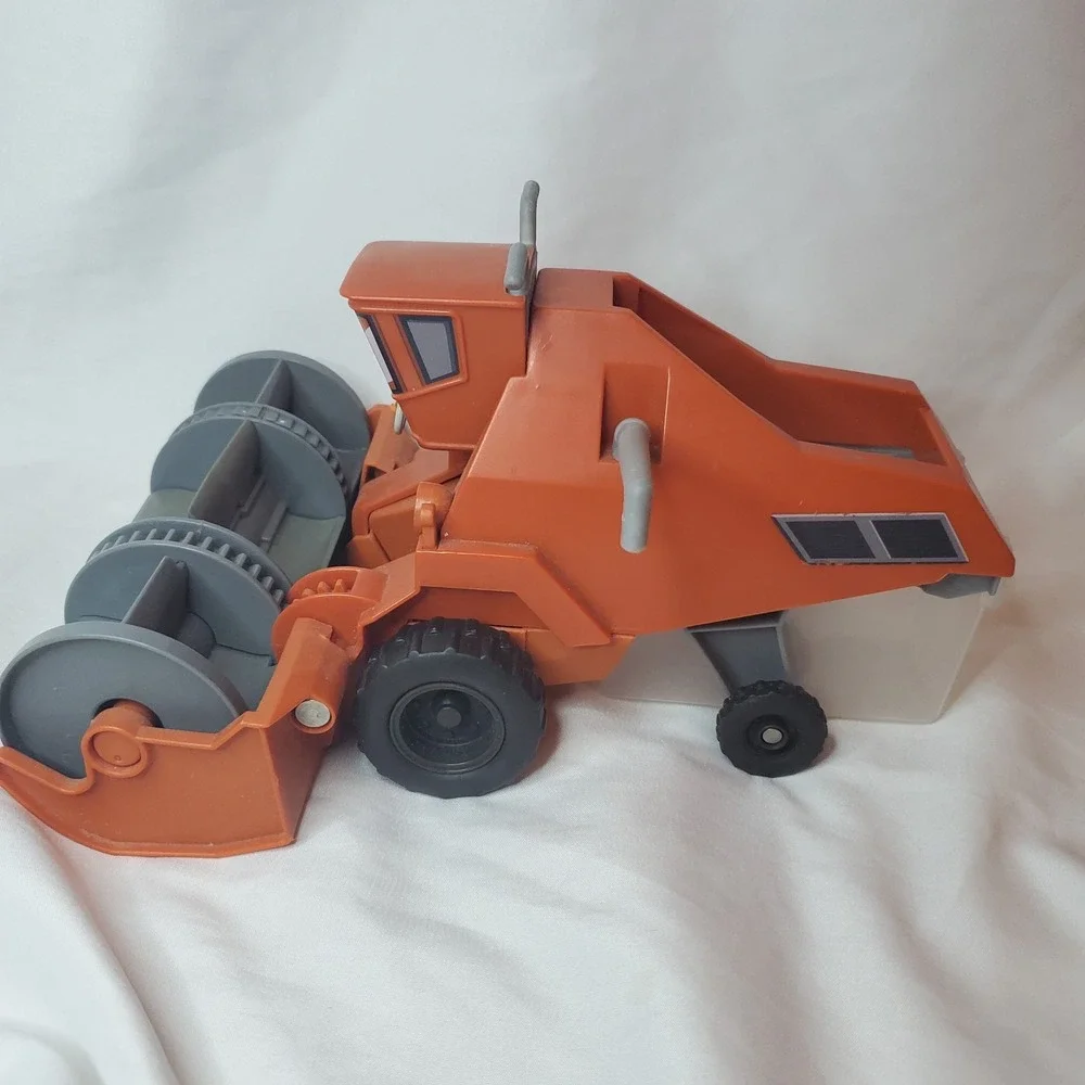 Disney Pixar Cars Chase And Change Frank The Combine Toy with Bin!